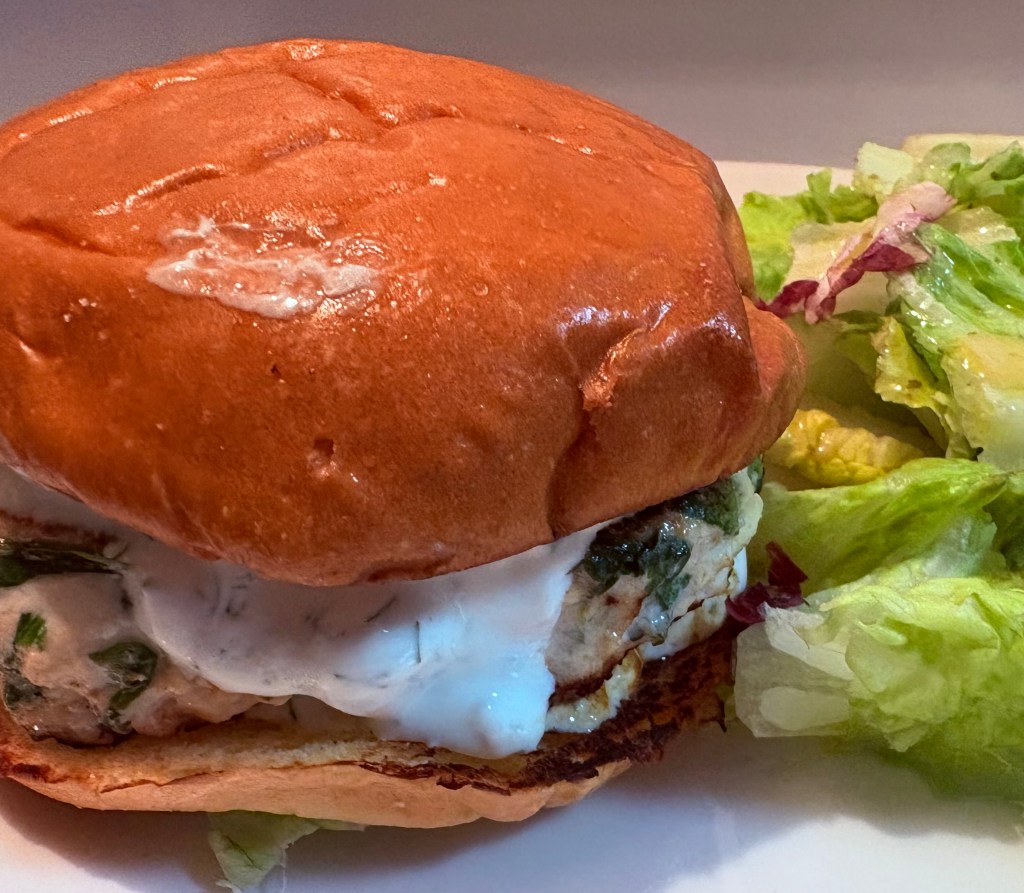 Feta Spinach Chicken&nbsp;Burger